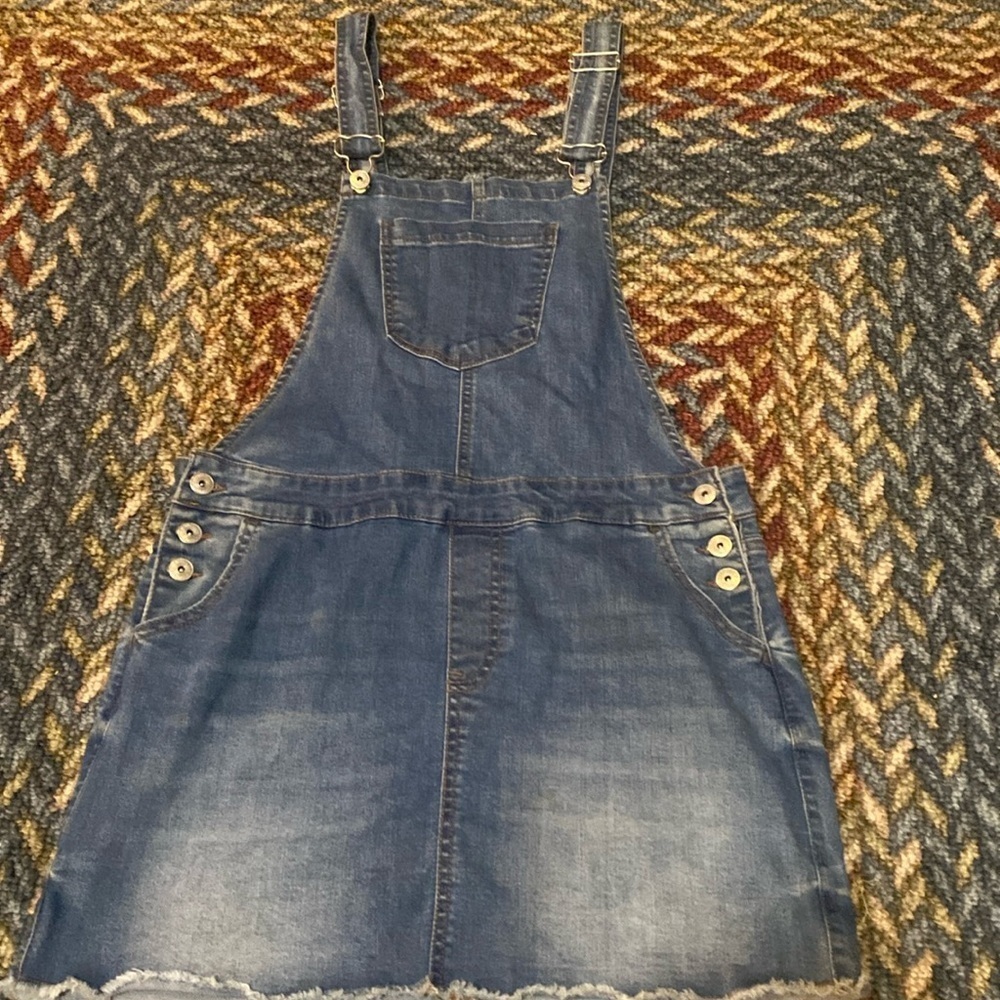 Vanilla Star Size 9 Denim Skirtall Jumper Spring Summer Chic Casual